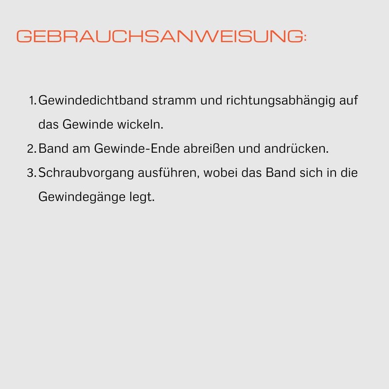 PoolFixKlar Pool fermit PTFE Teflon Tape