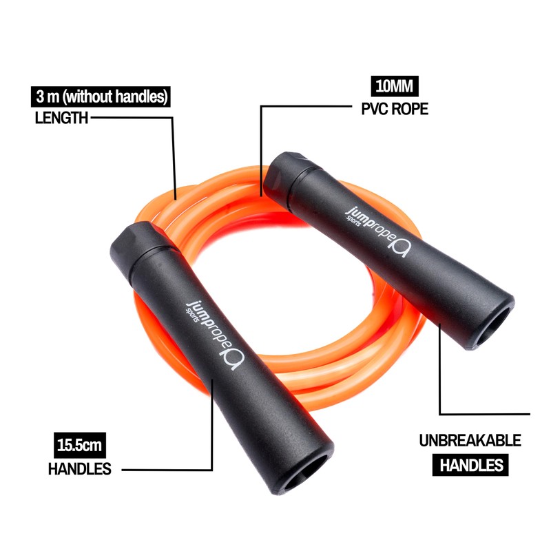 Professionelles Rope Skipping Springseil HEAVY CHAMPION 2.0 (Ø 10mm /