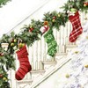 Pack of 60 Christmas Stockings on Staircase 3-Ply Lunch Napkins