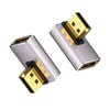 Duttek 8K 90 Degree Displayport Adapter, Displayport Extender Adapter 32.4Gbps,