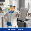 MR.SIGA Dual-Sided Scrub Sponges, Dishwashing Sponges for Kitchen, 6 Pack