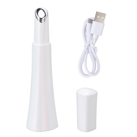 Electric Eye Massager Wand Wrinkle Removal Hot Compress Microcurrent Rechargeable LED Light Eye Beauty Instrument