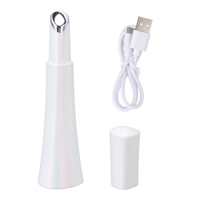Electric Eye Massager Wand Wrinkle Removal Hot Compress Microcurrent Rechargeable