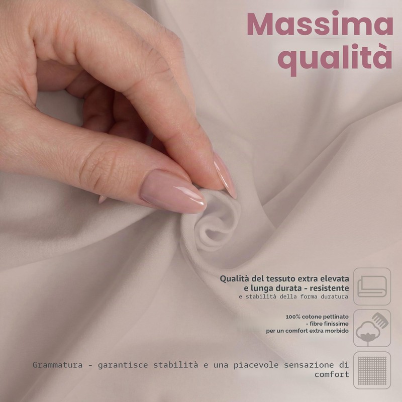 babybay 100573 lenzuolo con angoli, jersey deluxe adatto per il