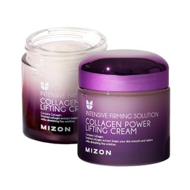 MIZON Crema Hidratante Facial con Colgeno Power Lifting 75 ml - crema facial de noche coreana reafirmante e hidratante con niacinamida, skincare...   