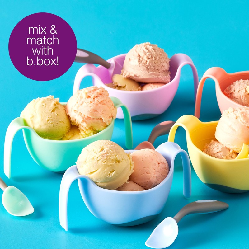 Toddler Cutlery Set with Uniquely Shaped Fork and Spoon (Pistachio)