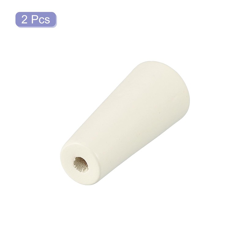 sourcing map 2Pcs Cord Knobs, 35mm Window Blind Tassels Wooden