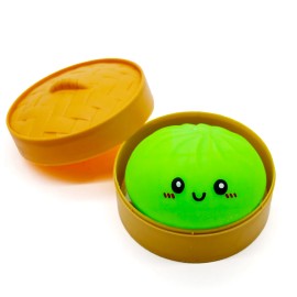 8.5cm Dumpling Squishy Toys, Giant Dumpling Squishy Mystery Box, Colorful Squishies,Stress Balls,Stocking Stuffers,Stretchy DeskColor: Green, Size: 8.5cm