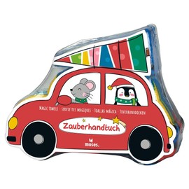 moses. Magic Towel Christmas Friends - Christmas Towel for Children, Small Guest Towel with Christmas Motif for the Little Ones, 17254