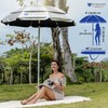 UV-Blocker 6 Ft Beach Umbrella UV Sun Protection Heavy Duty