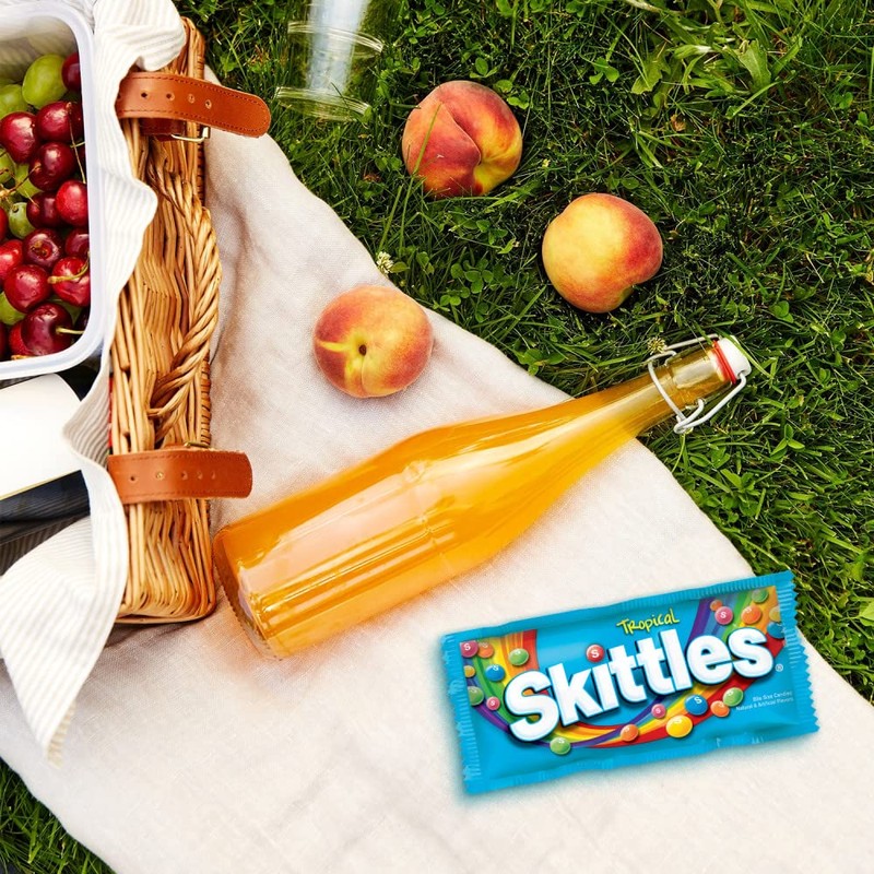 SKITTLES Candy, Tropical Bulk Candy 2.17-Ounce, 36 Packs of Individually