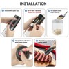 MOVNO 2Pcs Gravity Electric Salt and Pepper Grinder Set, Battery