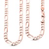 TJC Figaro Chain Necklace for Women with Lobster Clasp in