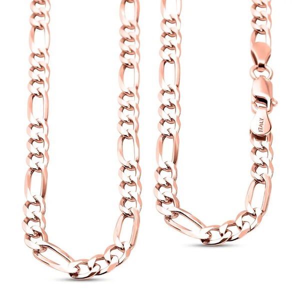 TJC Figaro Chain Necklace for Women with Lobster Clasp in
