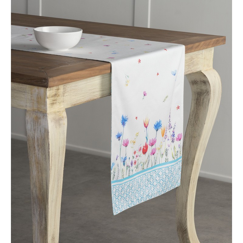 Maison d' Hermine Tablerunner 100% Cotton 37cm x 180cm Table