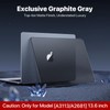 Soonjet for MacBook Air 13 Inch Case M5-M2 2026-2022, Black