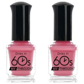 With Shan 60 second nail polish, M085 Daphne, 9ml, 2 pcs / 위드샨 60초 매니큐어, M085다프네, 9ml, 2개
