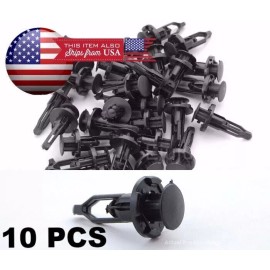 SDeelCase 10 Pcs Black Push-Type Fastener Rivet Retainer Clips 52161-02020 !! USA !!