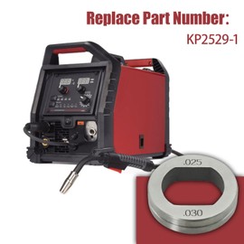 KP2529-1 Drive Roll - .025-.030 V-Groove Smooth Compatible with Lincoln MIG Welder Replace KP2529-1
