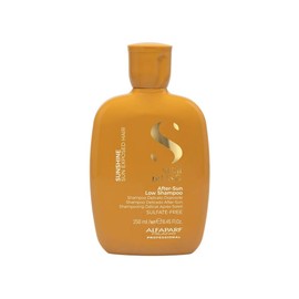 Alfaparf Milano Semi di Lino Sunshine Champú sin sulfato - Champú After Sun - Protección de cloro - Protección solar y solar - Fórmula vegana - Para cabello brillante, sedoso y protegido