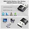 Mouse Jiggler Indetectable Metal USB Mouse Mover con Botón de