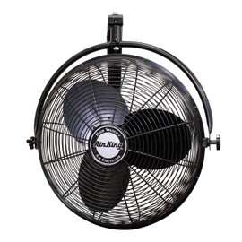 Air King 9020 1/6 HP Industrial Grade Wall Mount Fan, 20-Inch,Black