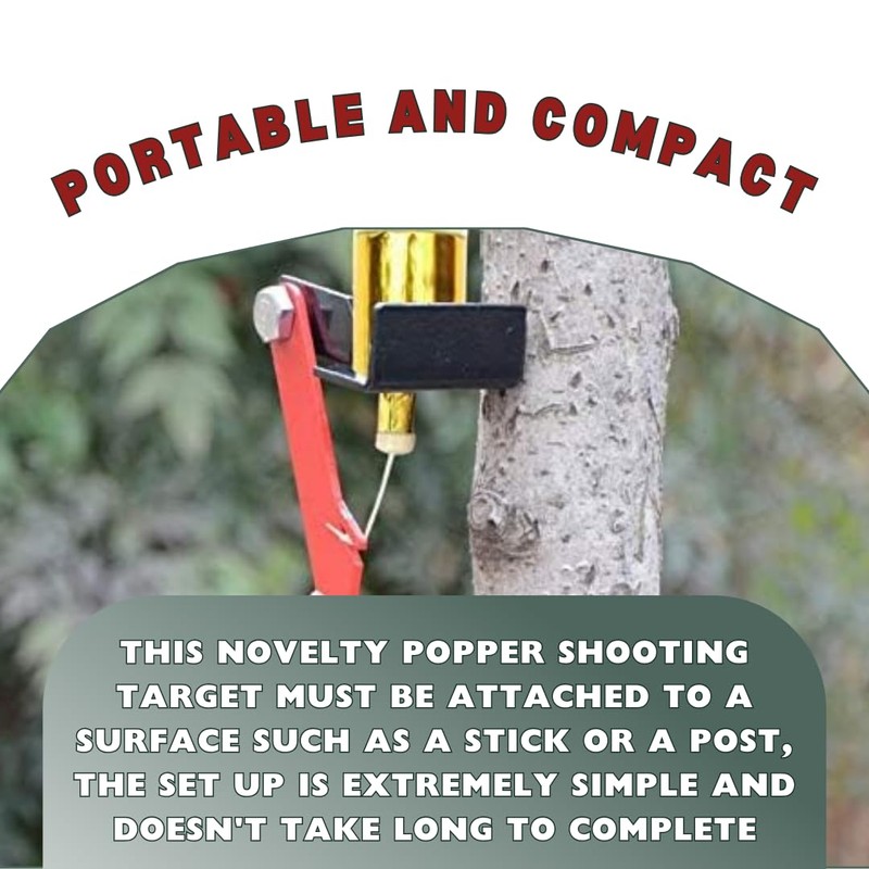 HHH Hunting® Popper Shooting Target Self Reset Shooting Targets Freestanding