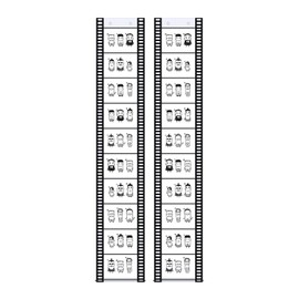 trendfinding 2 Photo Pockets Photo Holder Film Strips Landscape Format 13 x 18 cm for 10 Photos Each