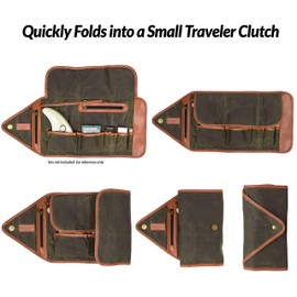 Surf Travel Kit & Surfer Gift Set - Surf Accessory with Fin Storage, Reef Safe All Natural Sunscreen Face Stick, Surf Wax, Organic Lip Balm & Surf Tool Wax Comb (Green, Sticky Bumps - Cool)