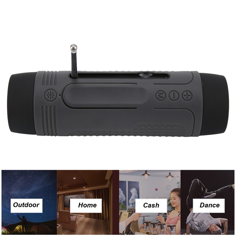 Bluetooth Speaker Portable Wireless Subwoofer Loudspeaker with LED Outdoor Multimedia