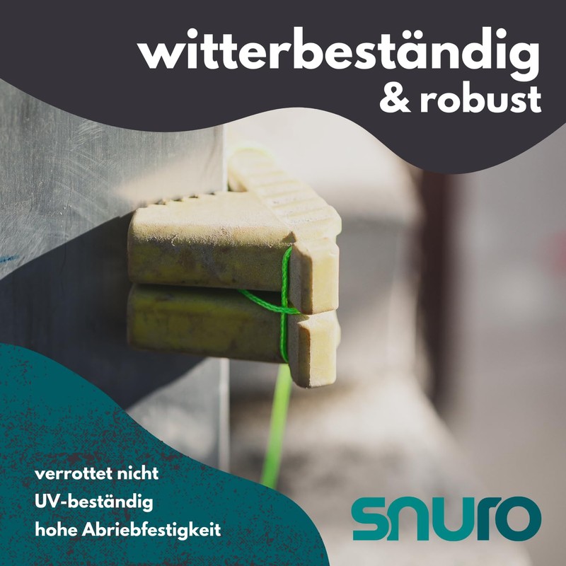 SNURO Nylon Rope (2 mm, 100 m, Yellow) - Robust