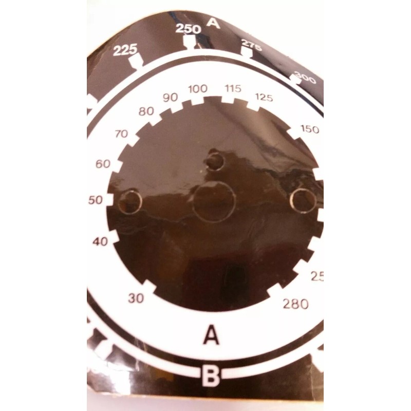 MILLER WELDING WELDER REMOTE AMPERAGE DIAL FACE PLATE STICKER DECAL