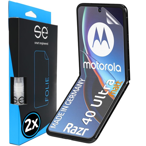 2x se® 3D Protective Film Anti-Glare for Motorola Razr 40