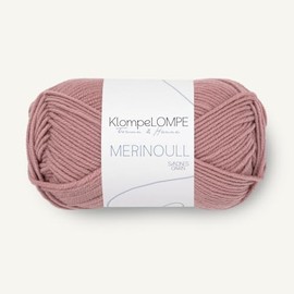 Sandnes Garn KlompeLOMPE Merinoull Col. 4032 Powder Pink Approx. 105 m 50 g
