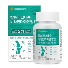 Daewoong Calcium Magnesium Vitamin D Zinc Manganese 350mg 90 Tablets