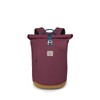 Osprey Arcane Roll Top Commuter Backpack, Allium Red/Brindle Brown