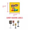 Unbranded (16) CANDY VENDING MACHINE STICKERS LABELS - MEGA VARIETY