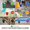 Colour Coded Plastic Bucket with Handle, 2 Gallon (10L) Household