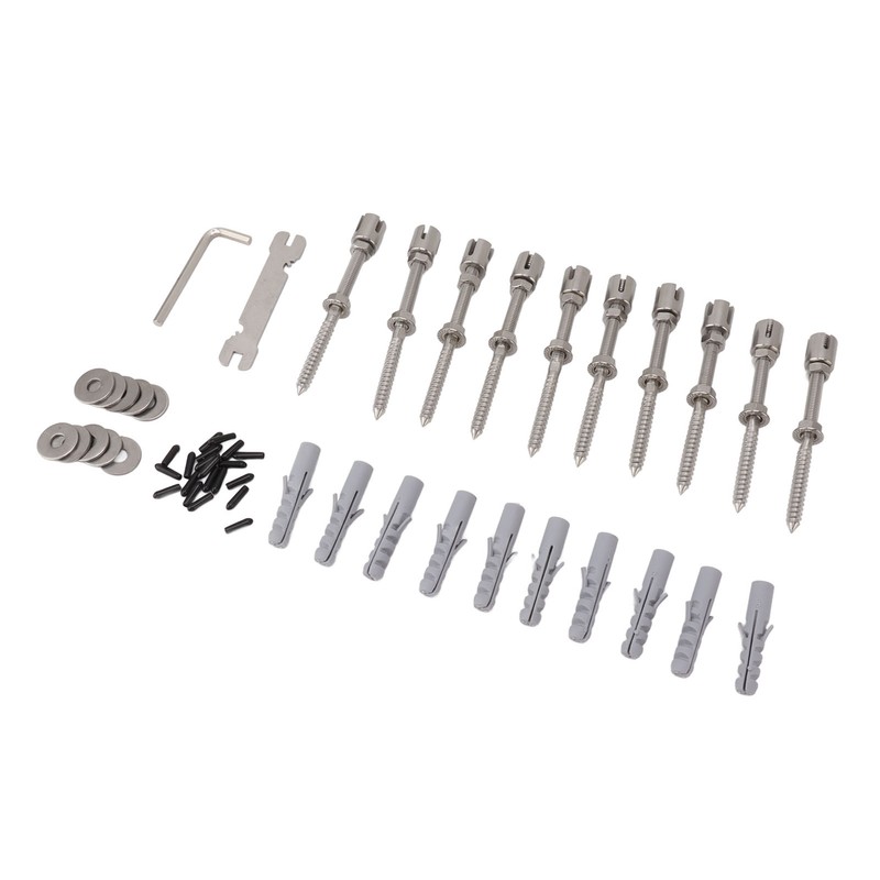 Wire Trellis Stainless Steel Modern Flexible Layout Invisible Strong Load
