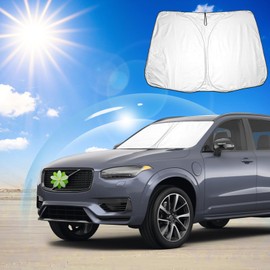 Ruiya Windscreen Cover Compatible with Volvo XC90 Recharge 2017-2024 2025, Sun Protection for Windscreen Car Windscreen Cover Windscreen Blocked UV Windscreen Sun Visor