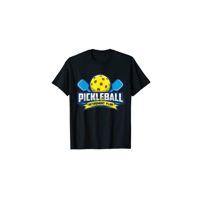 Pickleball Apparel Pickle Ball T-Shirt, black