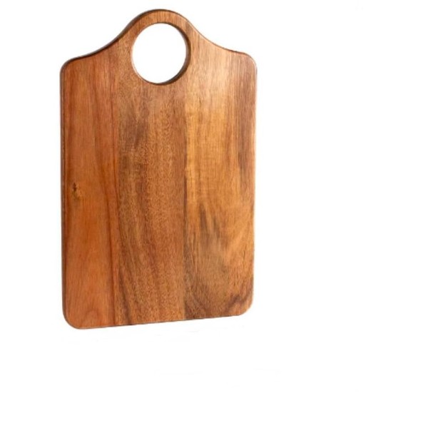 Wooden Cutting Board with Handle, 33 cm x 21 cm,