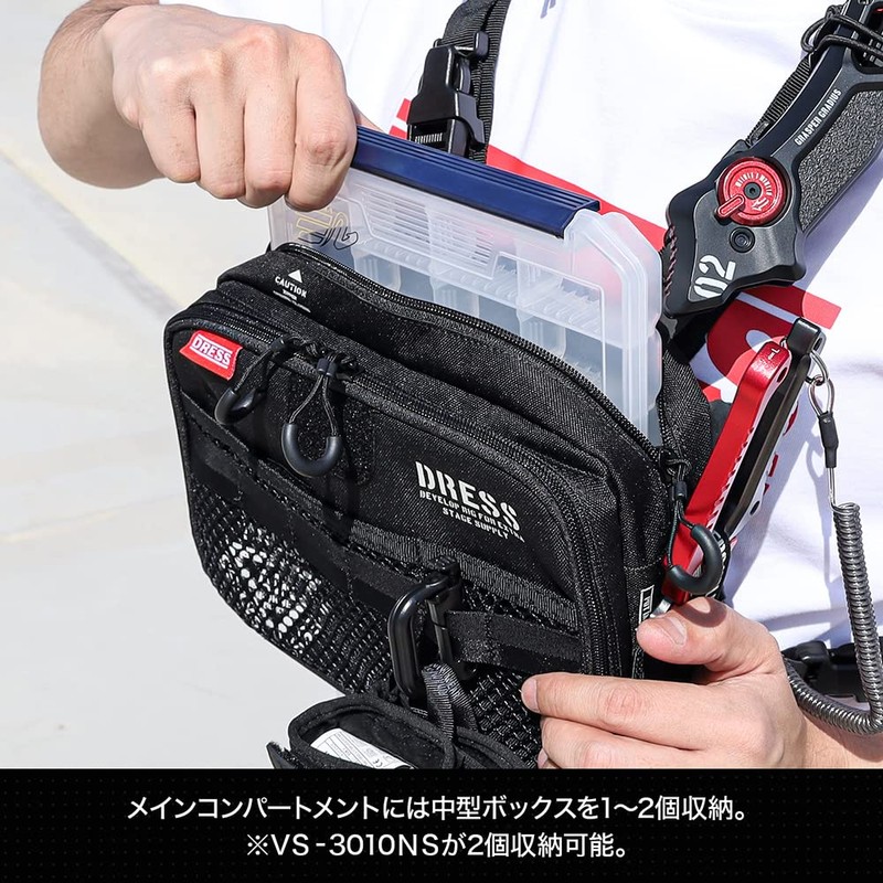 DRESS Tactical Chest Bag, Fishing Bag, Rucksack, Light Game, Agging,
