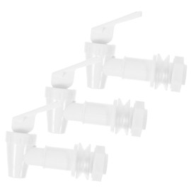 Operitacx 3Stücke Hochtransparente Kunststoffventile für Getränkespender Ersatz für Wasserkrüge und Flaschen Tropffreie Steuerung für Zuhause und Gewerbe