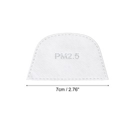 MECCANIXITY Face Shields Filter Gaskets, Full Safety Face Shields Filter Replacement Adult Clear Face Shield Protective Face Mask Replacing, Pack of 20