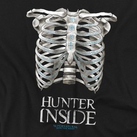 Supernatural Hunter Inside Unisex Adult T-Shirt for Men and Women, Black, XX-Large