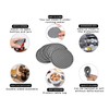 KEHOUXRE Coasters for Drinks 6 Pack Drink Coasters with Holder,Heat