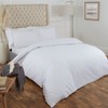 Highams 100% Pure Cotton Duvet Cover with Pillow Case Plain
