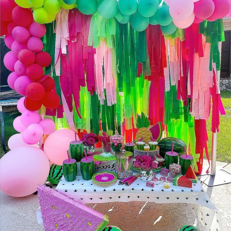 Fun Express Green Plastic TABLECOVER (54" X 108") - Party