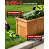 Cordless Hedge Trimmer，2-in-1 Hedge Trimmer，Cordless Grass Shear & Shrubbery Trimmer